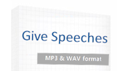 Give speeches